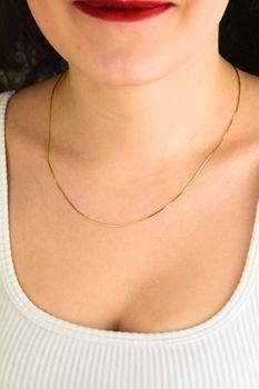 Złoty łańcuszek Linka 585 – subtelny z błyszczącą powierzchnią 0785 (7).jpg